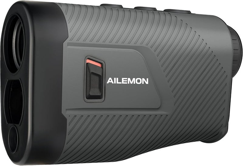 AILEMON 900 Yards Range Finder Golf Rangefinder with Slope Switch, 6X Magnification Laser Rangefinders Black/Gray - Image 1